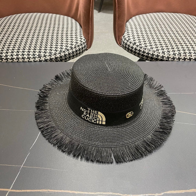 GUCCI 26S WIDE-BRIMMED STRAW HAT STYLE 69