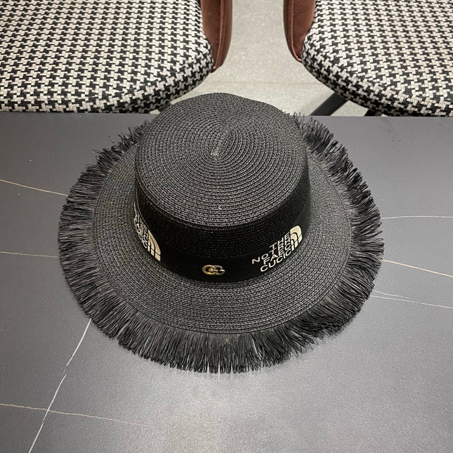 GUCCI 26S WIDE-BRIMMED STRAW HAT STYLE 69