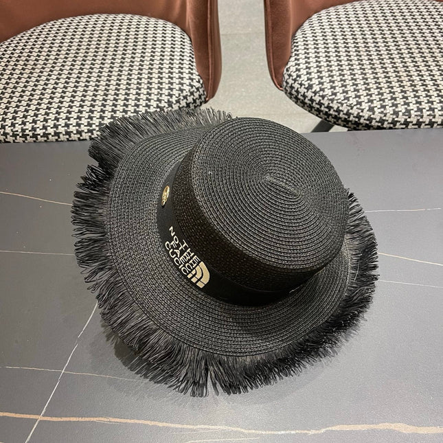 GUCCI 26S WIDE-BRIMMED STRAW HAT STYLE 69