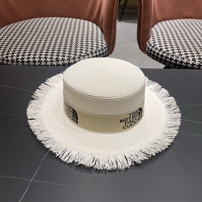 GUCCI 26S WIDE-BRIMMED STRAW HAT STYLE 68