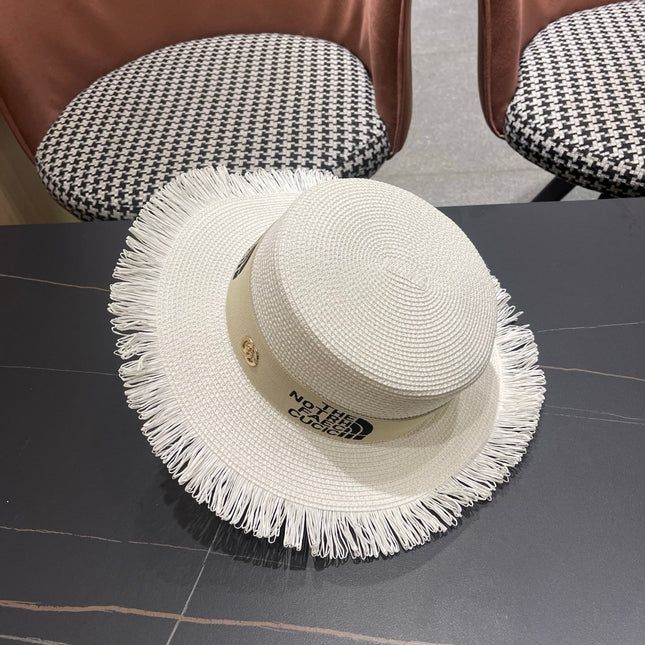 GUCCI 26S WIDE-BRIMMED STRAW HAT STYLE 68