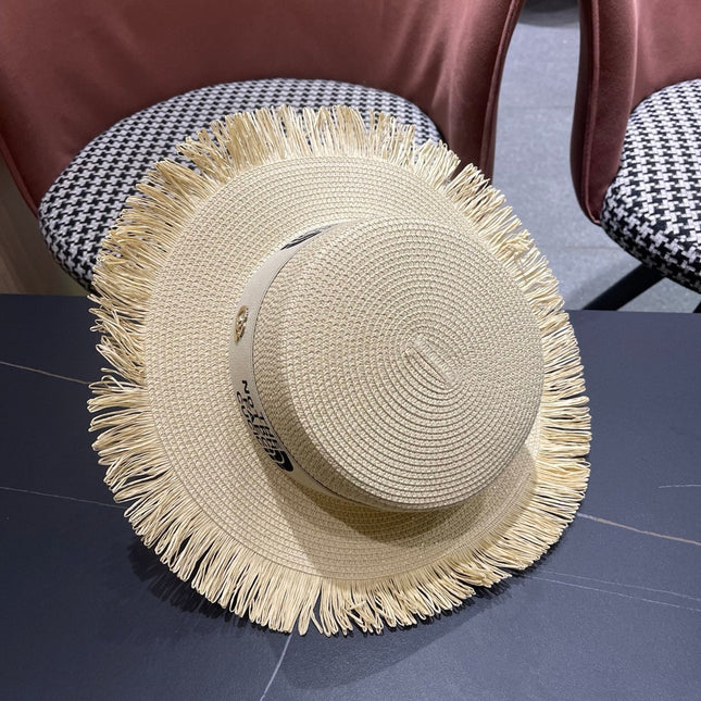 GUCCI 26S WIDE-BRIMMED STRAW HAT STYLE 66
