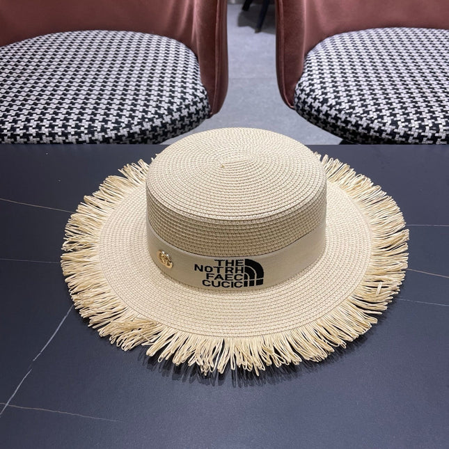 GUCCI 26S WIDE-BRIMMED STRAW HAT STYLE 66