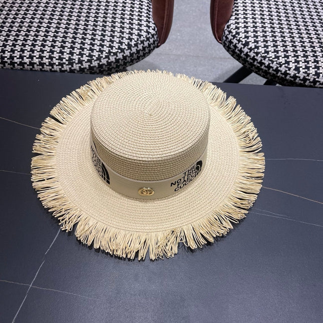 GUCCI 26S WIDE-BRIMMED STRAW HAT STYLE 66