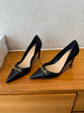 MY DD 25S HIGH HEEL 80MM IN BLACK CALFSKIN