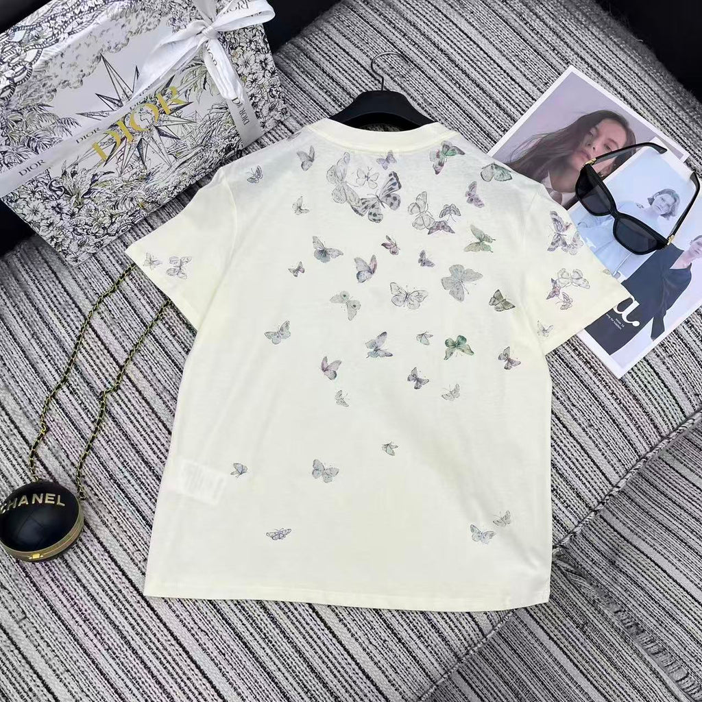 DIOR 25S SHORT-SLEEVE CREW NECK T-SHIRT 839