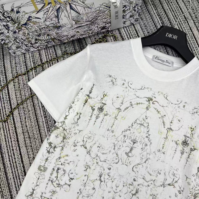 DIOR 25S SHORT-SLEEVE CREW NECK T-SHIRT 840