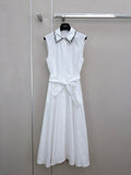 DIOR 26S SLEEVELESS COLLARED SHIRT DRESS 1303