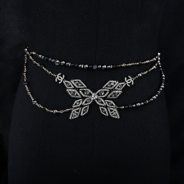 CHANEL 25S CHAIN BELT STONE-EMBELLISHED 611726