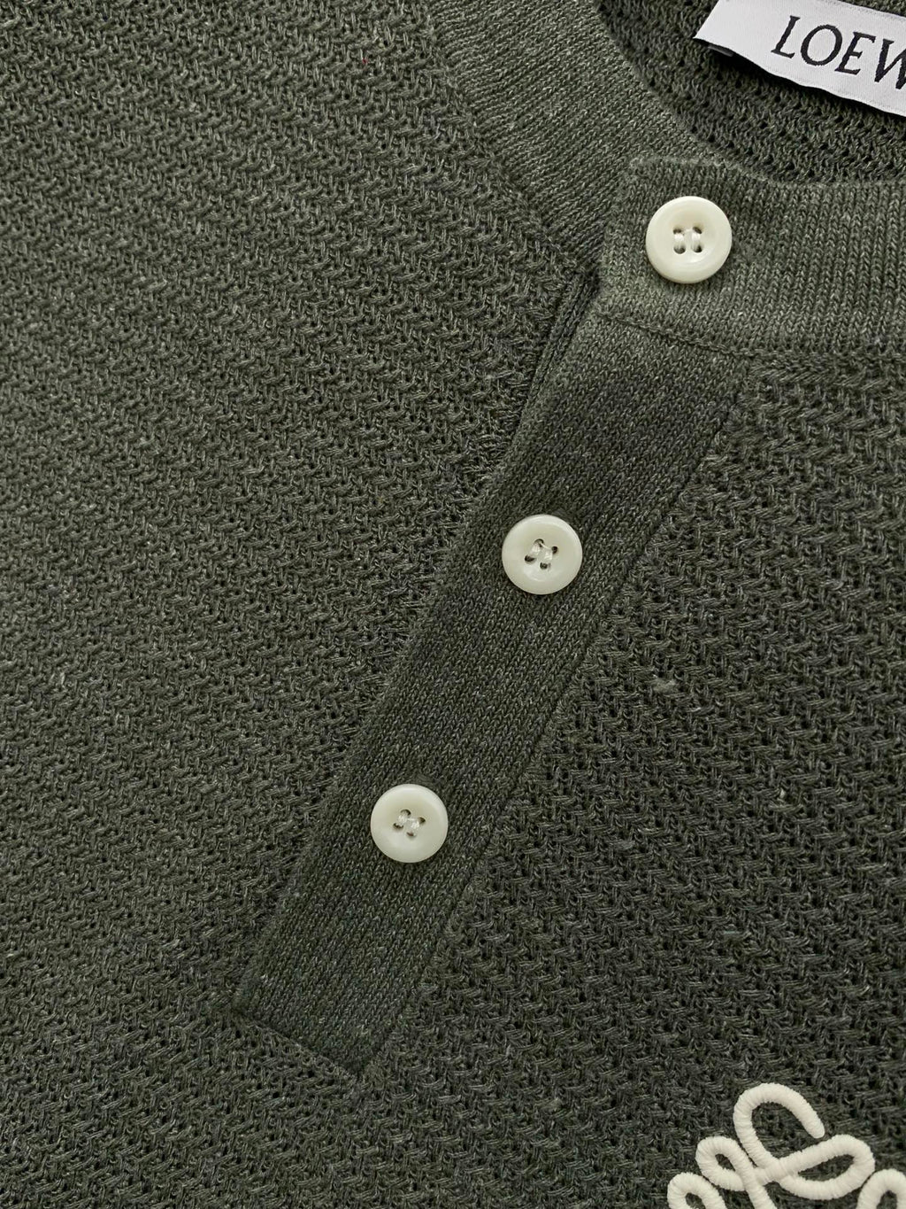 LOEWE 26S KNIT CREWNECK T-SHIRT 404