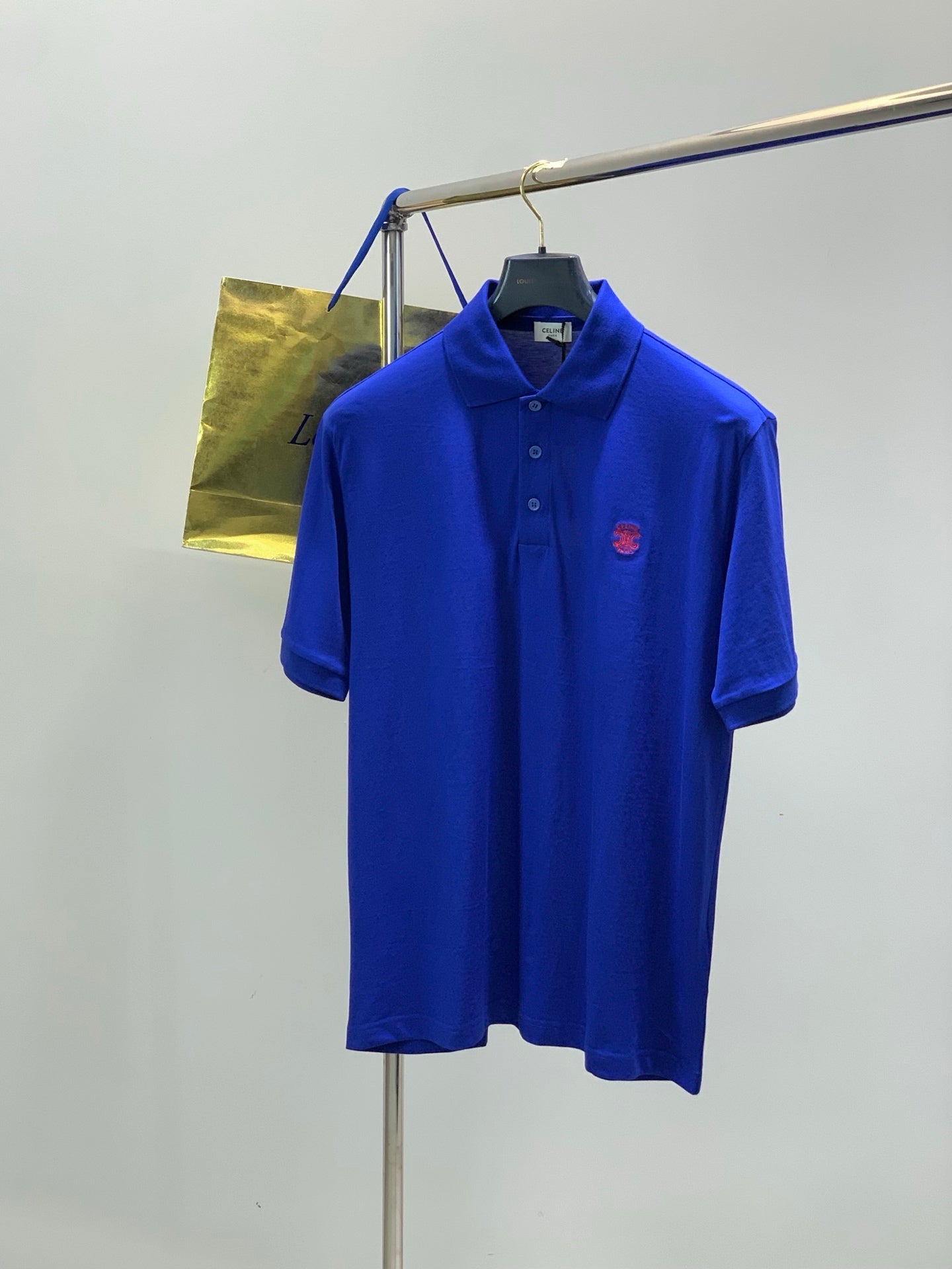 CELINE 26S SHORT-SLEEVE POLO SHIRT 457