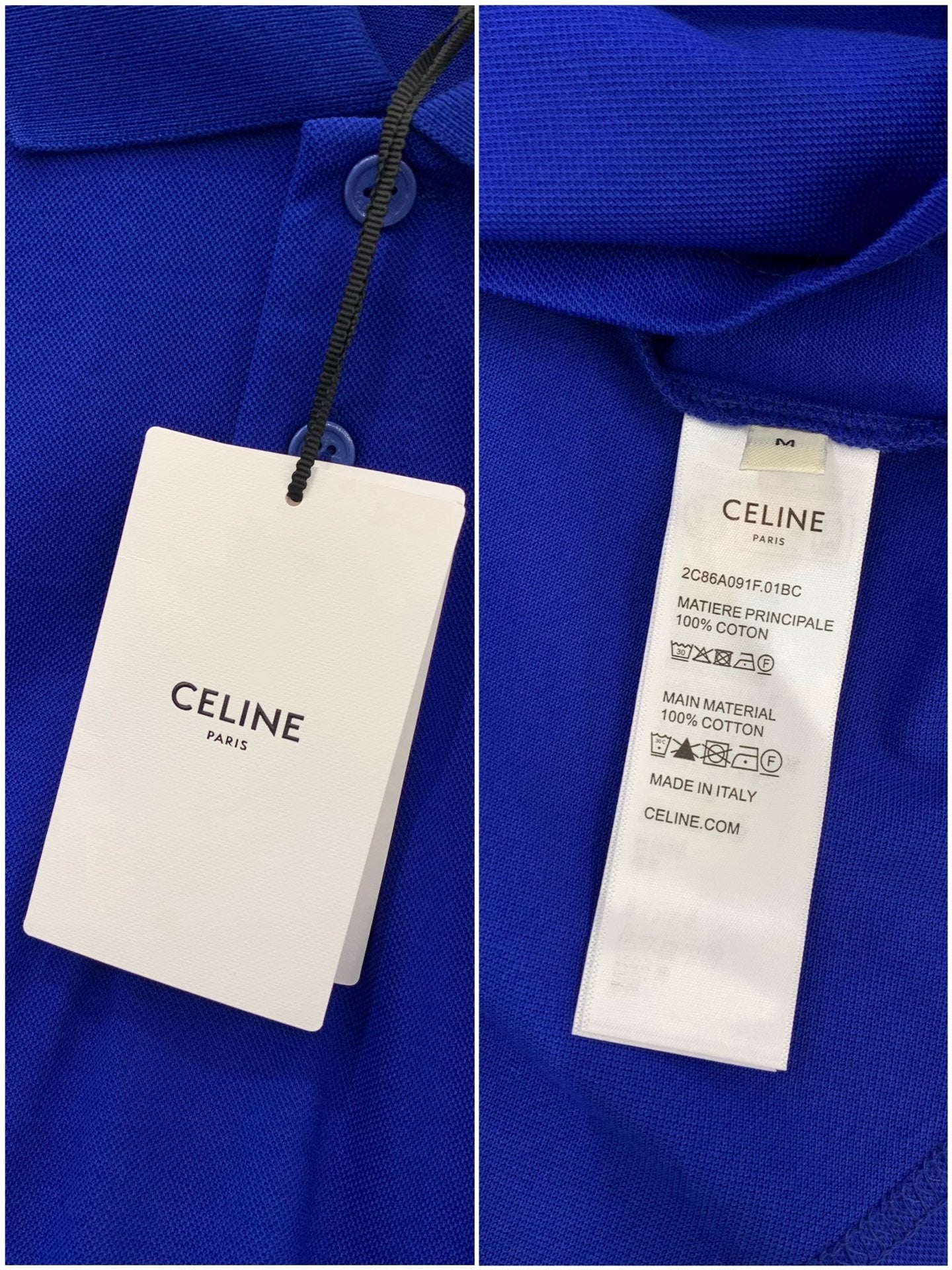 CELINE 26S SHORT-SLEEVE POLO SHIRT 457