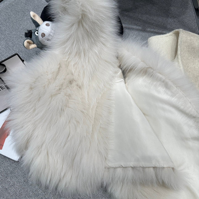 CHANEL 25S REVERSIBLE FOX FUR JACKET 592