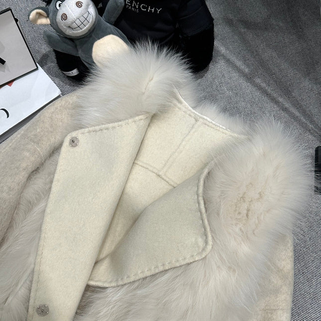 CHANEL 25S REVERSIBLE FOX FUR JACKET 592