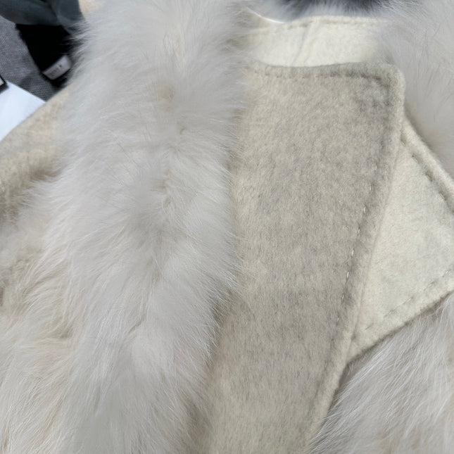 CHANEL 25S REVERSIBLE FOX FUR JACKET 592