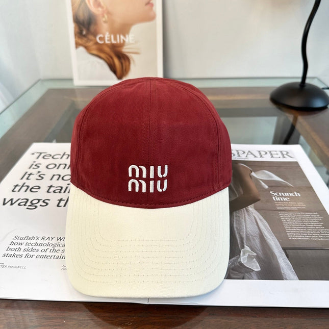 MIUMIU BASEBALL CAP STYLE 93
