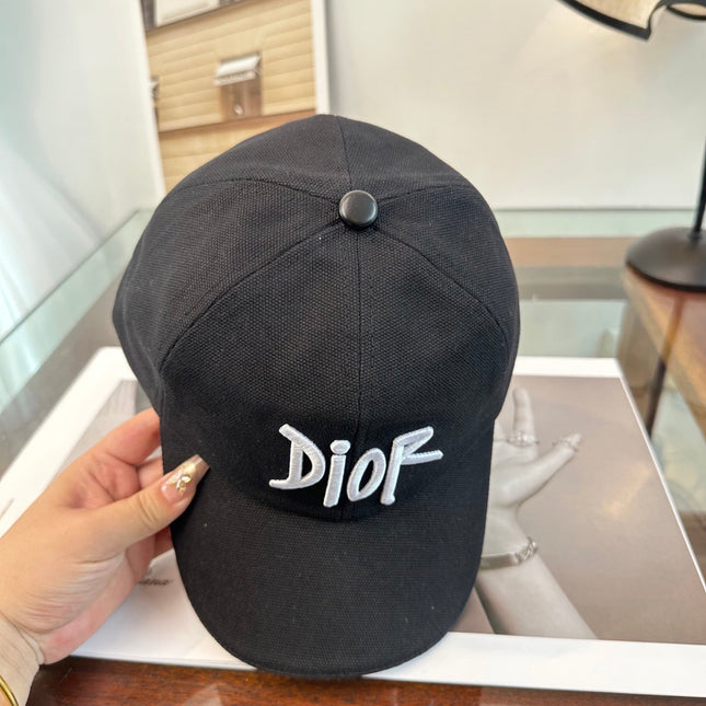 DIOR 26S EMBROIDERED BASEBALL CAP STYLE 19