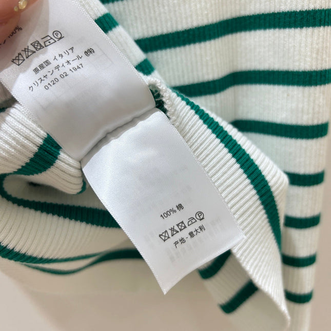 DIOR 25S STRIPED SHORT-SLEEVE T-SHIRT 671