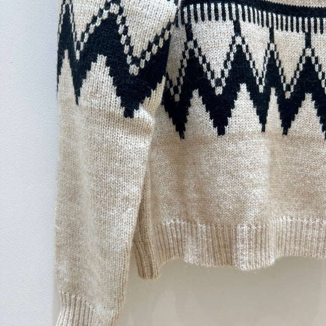 DIOR 25S PATTERNED TURTLENECK SWEATER 719