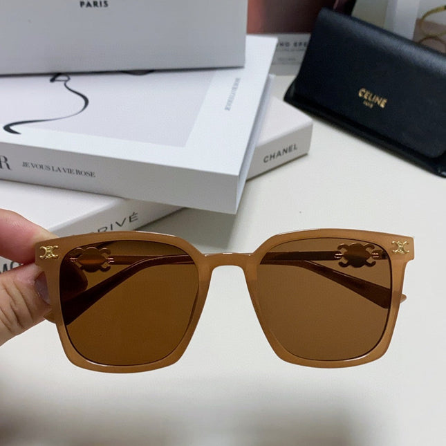 TRIOMPHE SUNGLASS 497816 IN NUDE METAL