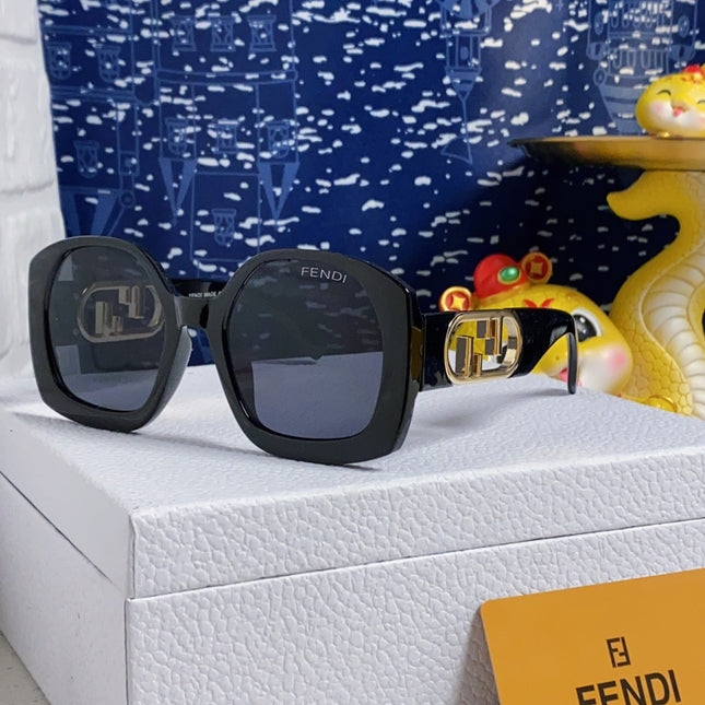 OVERSIZES FF DIAMONDS SQUARE SUNGLASSES 563315 IN ACETATE