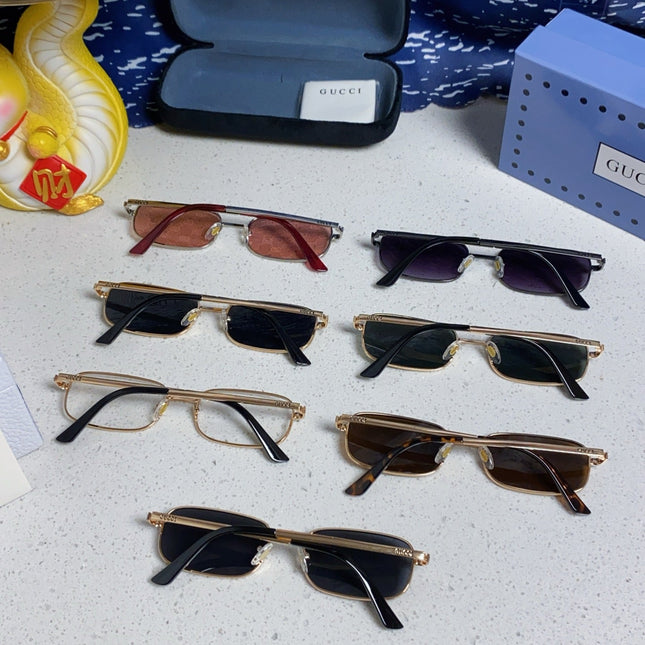 RECTANGULAR FRAME SUNGLASSES GG1457S IN METAL
