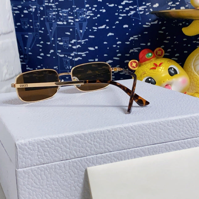 RECTANGULAR FRAME SUNGLASSES GG1457S IN METAL
