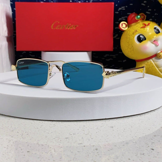 SANTOS RECTANGULAR FRAME SUNGLASSES CT0473S IN METAL
