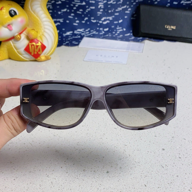 TRIOMPHE SUNGLASS 566217 IN MARBLED EFFECT ACETATE