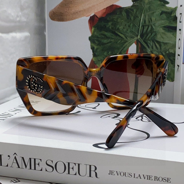 SQUARE FRAME SUNGLASSES 570209 IN ACETATE