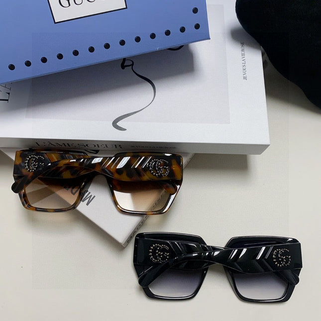 SQUARE FRAME SUNGLASSES 570209 IN ACETATE