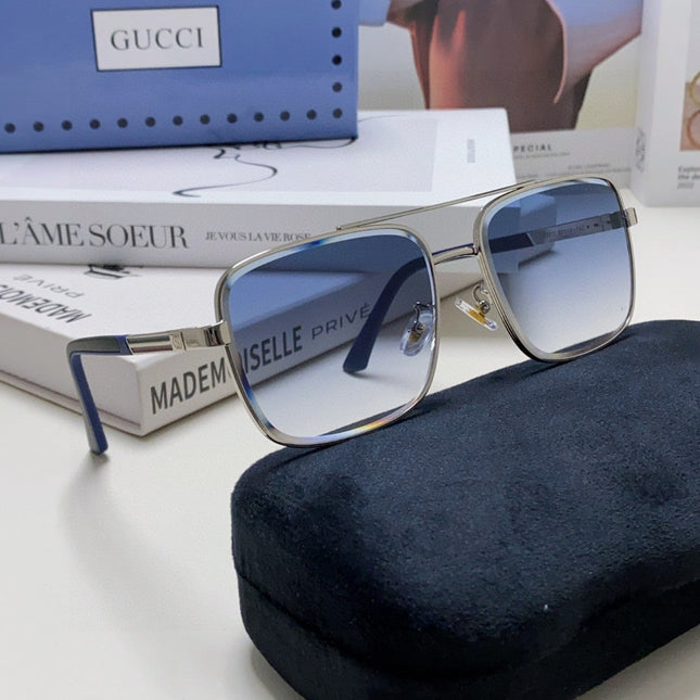 SQUARE FRAME SUNGLASSES 570213 IN METAL