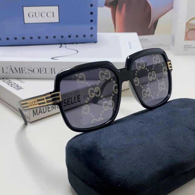 SQUARE FRAME SUNGLASSES 570231 IN ACETATE AND METAL