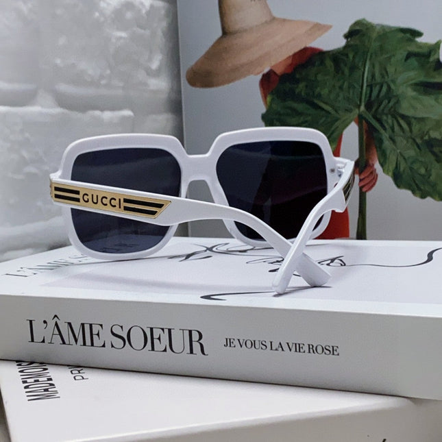 SQUARE FRAME SUNGLASSES 570231 IN ACETATE AND METAL