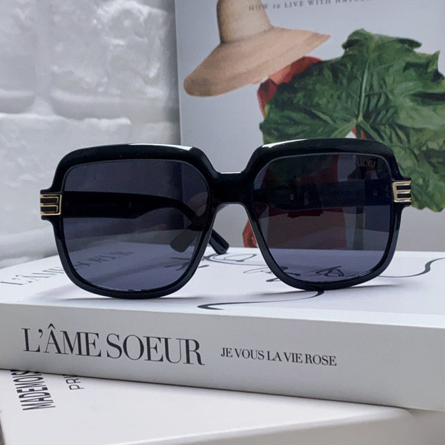 SQUARE FRAME SUNGLASSES 570231 IN ACETATE AND METAL