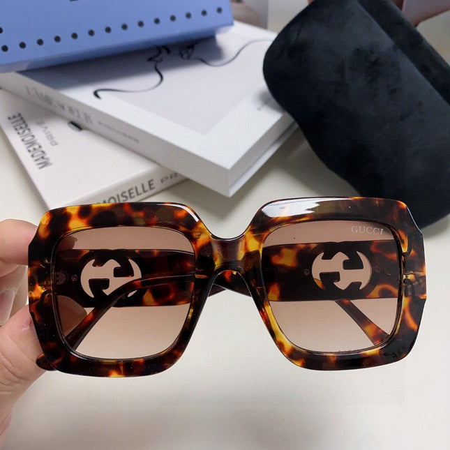 SQUARE FRAME SUNGLASSES GG0178S IN ACETATE EMBOSSED LOGO