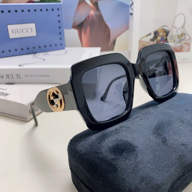 SQUARE FRAME SUNGLASSES GG0178S IN ACETATE EMBOSSED LOGO