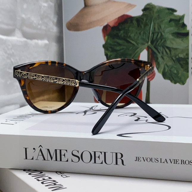 BEE EMBELLISHED BUTTERFLY FRAME SUNGLASSES 570242 IN ACETATE