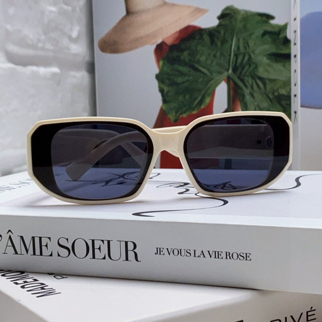 GLIMPSE SUNGLASSES 576819 IN WHITE ACETATE