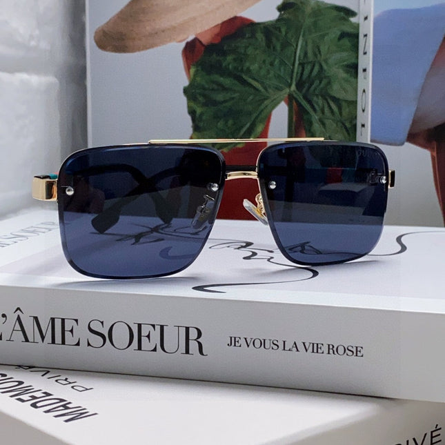 RECTANGULAR FRAME SUNGLASSES 576873 IN METAL