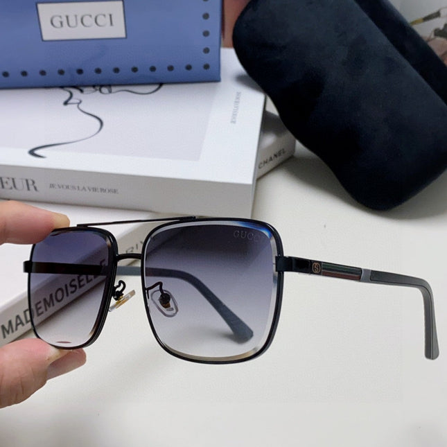 SQUARE FRAME SUNGLASSES 576880 IN METAL