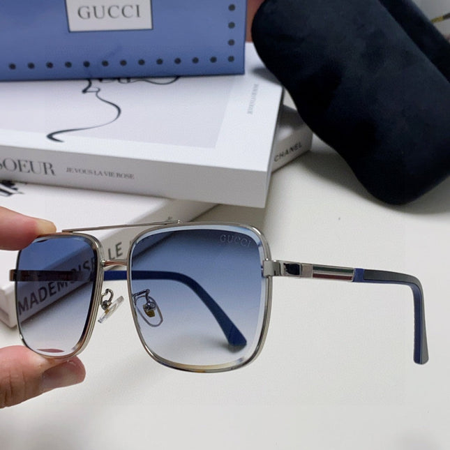 SQUARE FRAME SUNGLASSES 576880 IN METAL