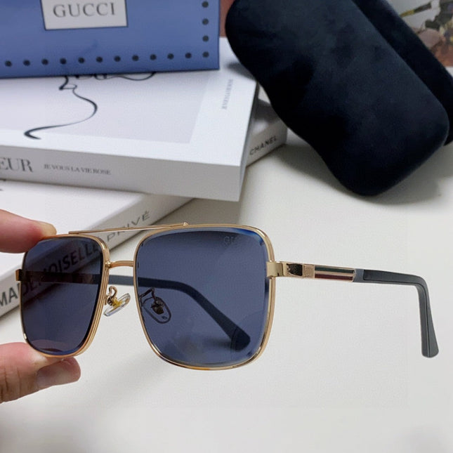 SQUARE FRAME SUNGLASSES 576880 IN METAL