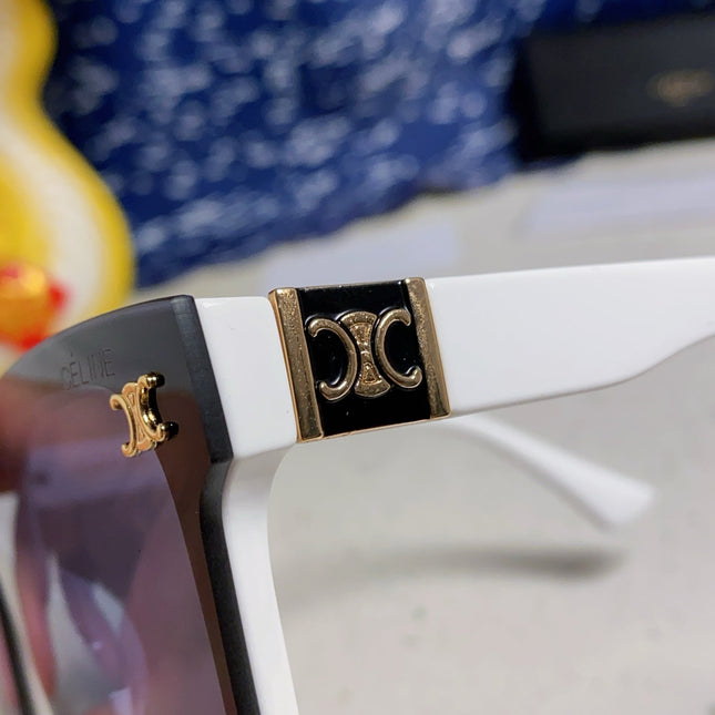 TRIOMPHE SUNGLASSES 548635 IN WHITE ACETATE