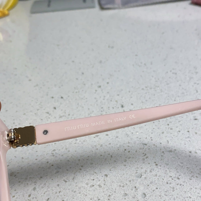 GLIMPSE SQUARE SUNGLASSES 554611 IN LIGHT PINK ACETATE