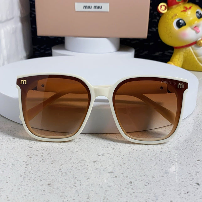 GLIMPSE SQUARE SUNGLASSES 554612 IN IVORY ACETATE