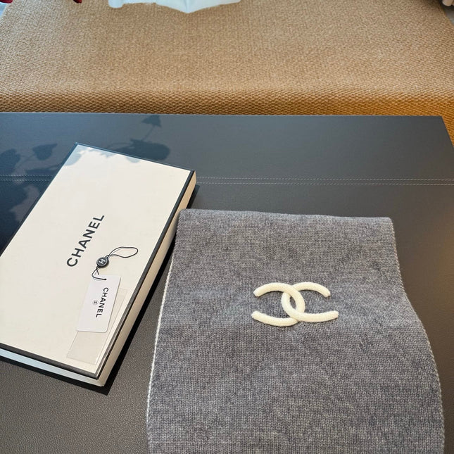 CHANEL 25S SCARF 180 CM IN WOOL CASHMERE 943029