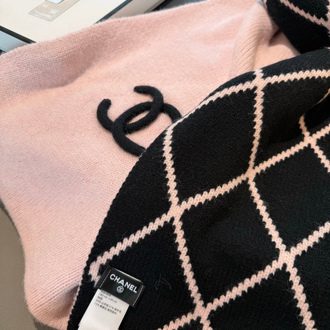 CHANEL 25S SCARF 180 CM IN WOOL CASHMERE 943030