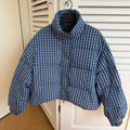 MIUMIU PLAID PUFFER JACKET STYLE 668