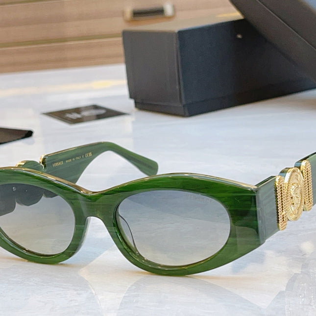 MEDUSA BIGGIE CAT-EYE FRAME SUNGLASSES VE 44780U IN ACETATE